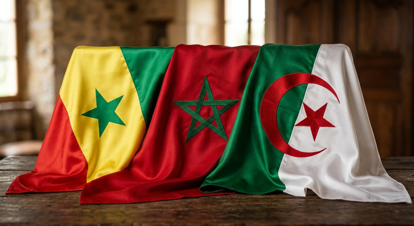 Sénégal, Maroc, Algérie